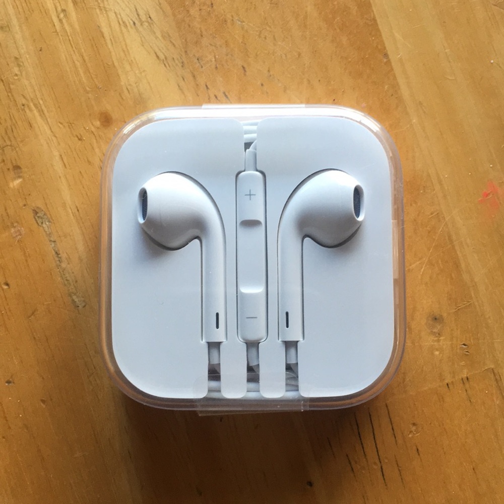New unopened Apple headphones
